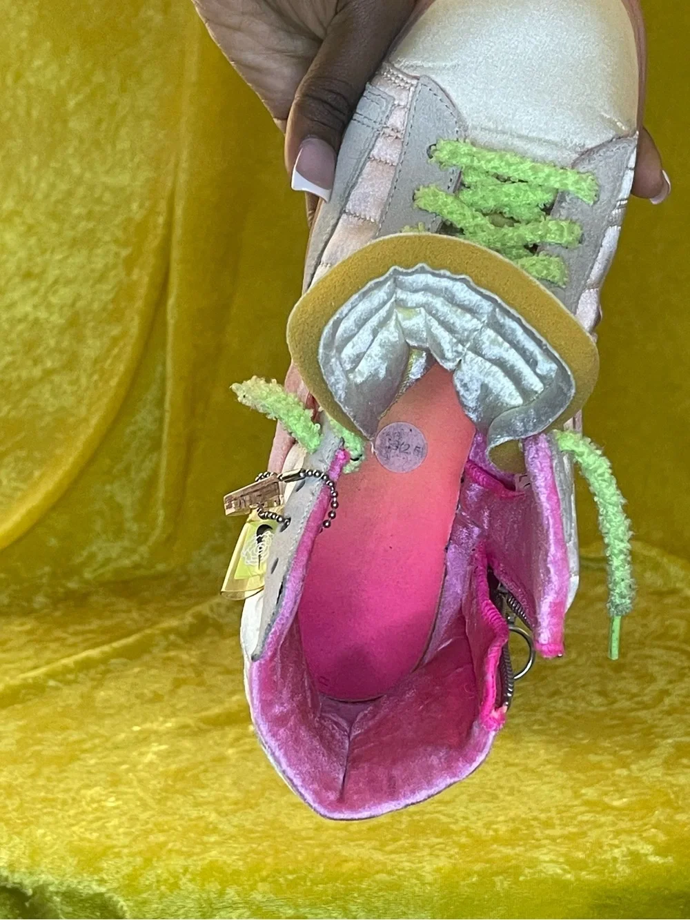 Nike Mid Tops “Pink limeade”